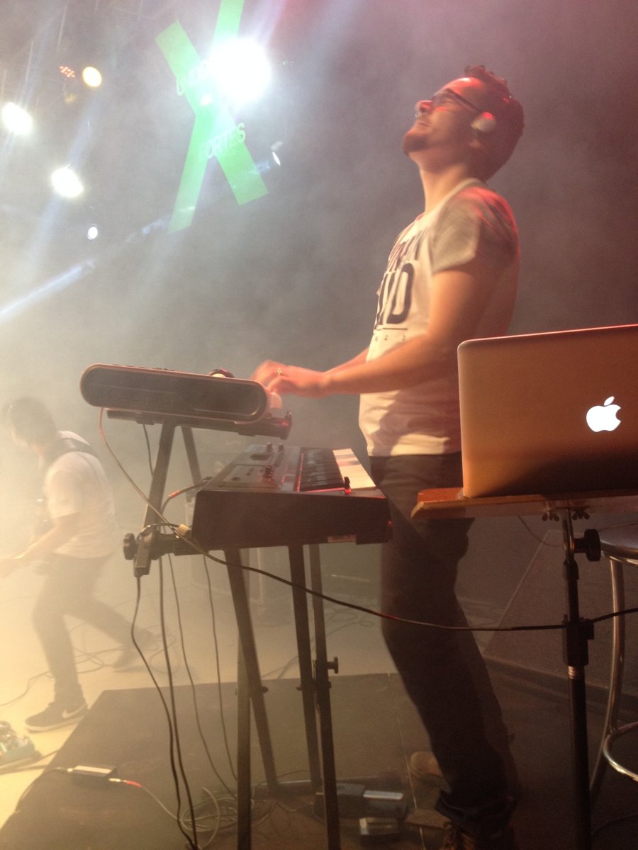 No teclado